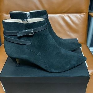 Black Suede French Connection Booties